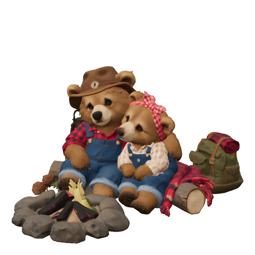 Bears on a camping trip