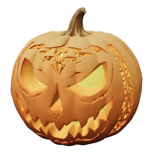 Carved pumpkin