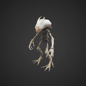 Creature with limbs of driftwood