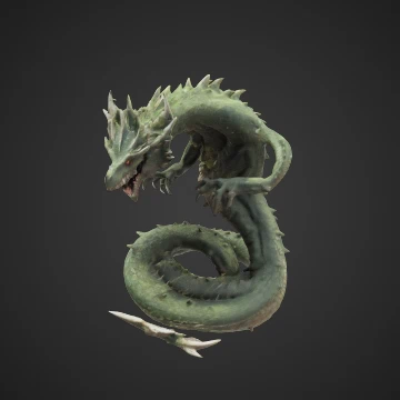 fantasy dragon's serpent