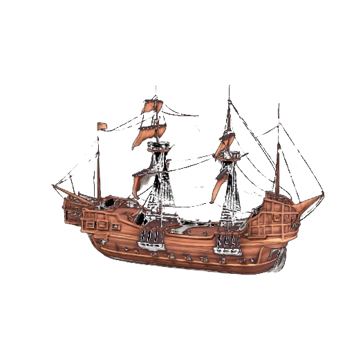 Wooden ship
