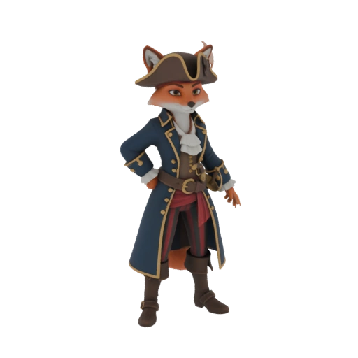 Red fox pirate