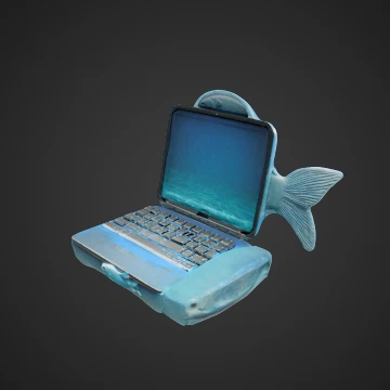 Fish laptop