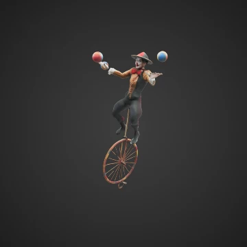 Circus juggler