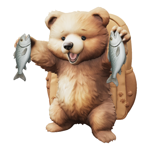 Bear fisherman