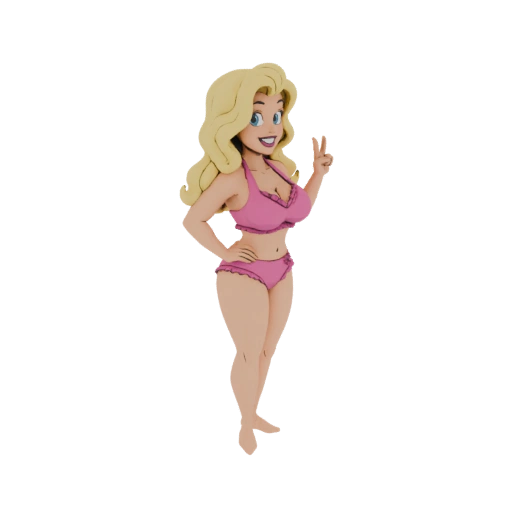 Blonde woman