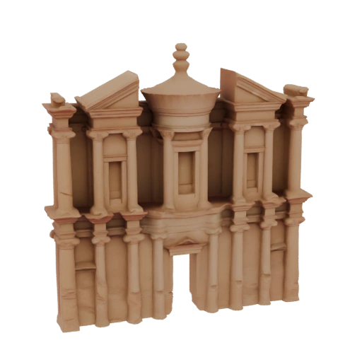 Petra rock facade