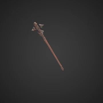 Dark wood stick
